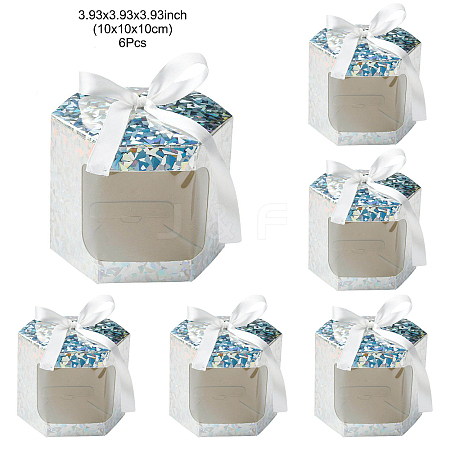 Hexagon Laser Window Paper Gift Boxes CON-FZC0002-001C-02-1