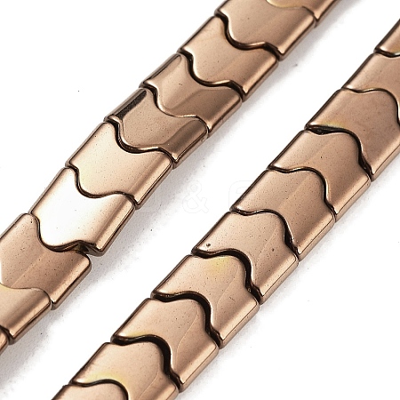 Synthetic Non-magnetic Hematite Beads Strands G-P545-I01-01D-1