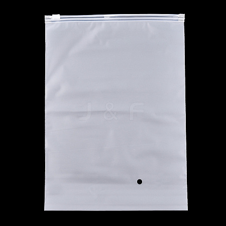 Frosted PE Jewelry Zip Lock Storage Bags ABAG-T010-01C-1