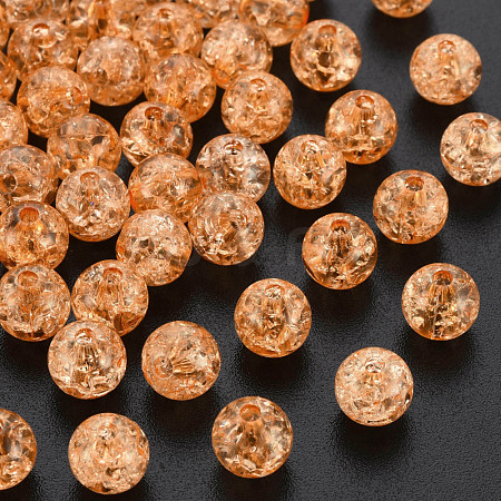 Transparent Crackle Acrylic Beads MACR-S373-66-N05-1