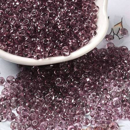 Transparent Colours Glass Seed Beads X1-SEED-P006-02A-13-1