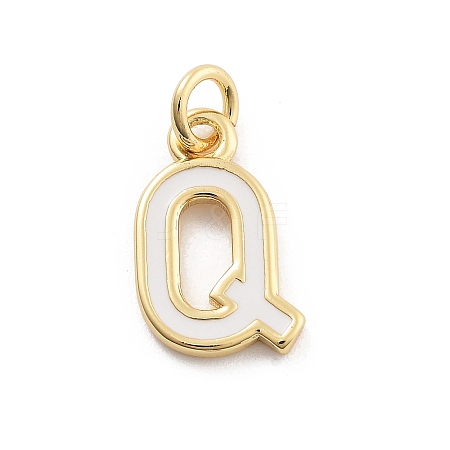 Rack Plating Brass Pendants KK-C065-05Q-G-1