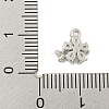 Brass Micro Pave Clear Cubic Zirconia Pendants LS-KK-U015-10P-3
