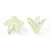 Transparent Acrylic Bead Caps OACR-H016-05C-3