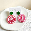 Acrylic Stud Dangle Earrings WGCF18A-01-1