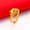 Alloy with Brass Finger Rings FS-WG26B4E-08-1