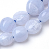 Natural Blue Lace Agate Beads Strands X-G-Q952-22-6x8-2