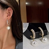 Imitation Pearl Beads Dangle Earrings for Women WG29476-106-1