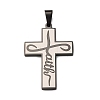 304 Stainless Steel Pendants STAS-P421-16B-1