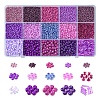 150G 15 Styles Baking Paint Glass Seed Beads SEED-FS0001-31B-1