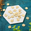 24Pcs 12 Style Brass Charms KK-TA0001-09-6