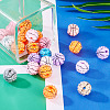30Pcs Sport Theme Resin Rhinestone Beads RESI-TA0004-12-5