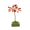 Carnelian Flower Garden Crushed Stone Fortune Tree Ornaments Mini Home Creative Office Decoration Crafts Small Ornaments PW-WG4CBFE-08-1