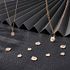 12Pcs 2 Styles Brass Micro Pave Cubic Zirconia Charms KK-UN0005-25-2