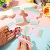 50Pcs Folding Paper Jewelry Display Cards ODIS-TA0001-07A-6