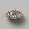 Zinc Alloy Rhinestone Shank Buttons FIND-WH0420-21A-P-2