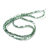 Electroplate Transparent Glass Beads Strands Pearl Luster Plated EGLA-H106-01A-PL08-2