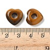 Natural Tiger Eye European Beads G-C252-01E-3