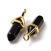 Natural Obsidian Pendants G-K329-67G-3