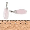 Natural Rose Quartz Pendants GG-CBA9F30-03P-07-3