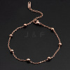 Titanium Steel Charm Anklets WGE3F25-08-1