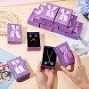 Rectangle Paper Jewelry Set Storage Gift Boxes with Bowknot CON-TAC0014-12B-5