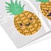 DIY Pineapple Diamond Painting Stickers Kits For Kids DIY-O016-09-4