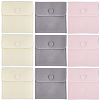 CRASPIRE 3 Colors Square Velvet Jewelry Bags TP-CP0001-03A-1