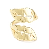 Brass Open Cuff Rings X-RJEW-D016-04G-2