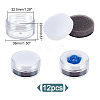 Column Plastic Loose Diamond Storage Screw Top Foam Gem Jars CON-HY0001-04A-2