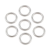304 Stainless Steel Closed Jump Rings STAS-G393-06P-15-1