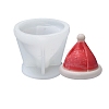 3D Christmas Hat DIY Candle Silicone Molds LS-CAND-B002-08-1