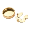 304 Stainless Steel Cufflinks STAS-F362-01G-2