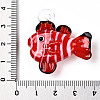 Handmade Lampwork Pendants LAMP-T021-24D-3