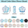 100Pcs Transparent Normal Glass Beads GLAA-SP0001-16-2