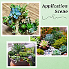 PVC Artificial Succulent Plant AJEW-SP0004-35B-5