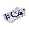 304 Stainless Steel Enamel Pendants CU-CBADA55-01P-2