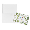 Envelope and Floral Pattern Thank You Cards Sets DIY-CP0001-82-3