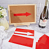 PVC Self Adhesive Arrow Label Stickers DIY-CP0013-44B-4