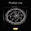 Alloy Rhinestone Mesh Headbands OHAR-WH20007-05P-01-2