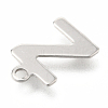 Non-Tarnish 201 Stainless Steel Charms STAS-C021-06P-Z-3