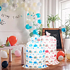 2Pcs 2 Colors Christmas Rectangle Plastic Elephant Print Gift Storage Big Bags ABAG-WH20010-07-4