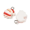 Christmas Theme Opaque Resin Pendants RESI-S08-02H-2