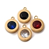 304 Stainless Steel Charms STAS-C129-05G-1