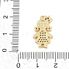 Brass Micro Pave Cubic Zirconia Pendants KK-I723-33G-3