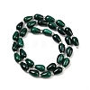 Natural Malachite Beads Strands G-L630-C01-10x6mm-3
