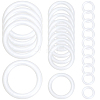 30Pcs 3 Styles PE Plastic Findings FIND-CY0001-68-1