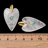 Natural Quartz Crystal Pendants GG-CBA51ED-03G-04-2