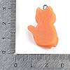 Halloween Theme Resin Pendants RESI-M046-01A-02-3