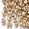 Brass Crimp Beads Covers X-KK-S354-214B-NF-2